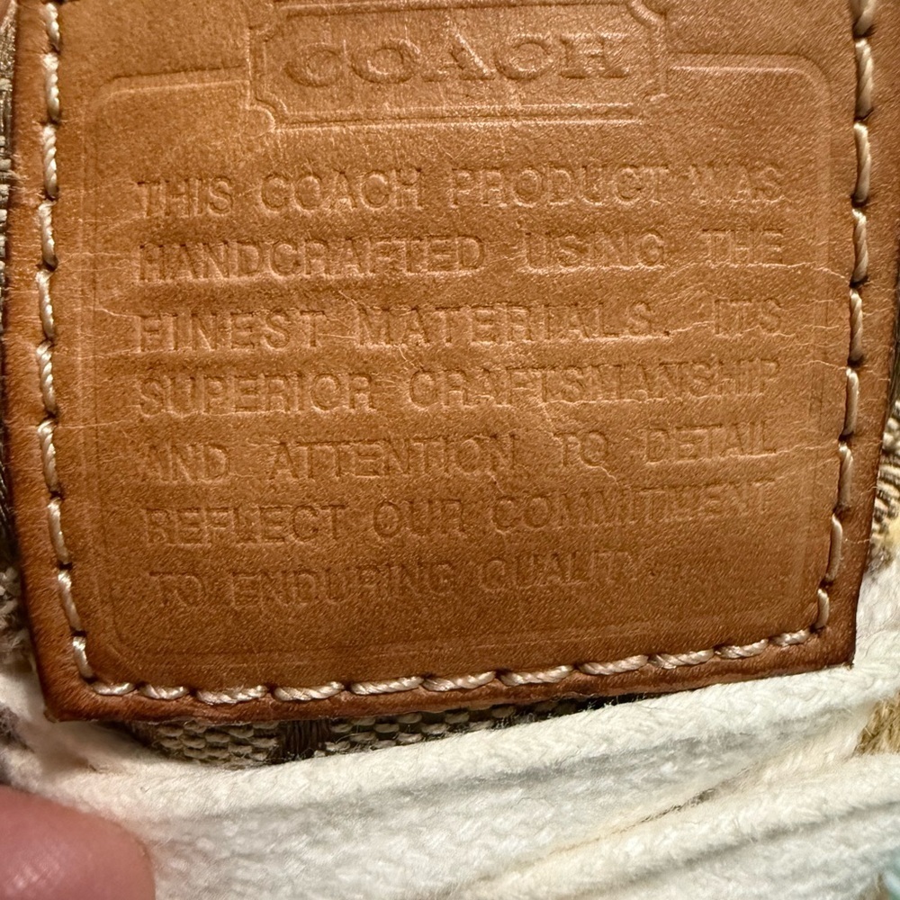 COACH Brown and Gold Indiana Hightop Sneakers Size 8.5 B - Picture 8 of 10